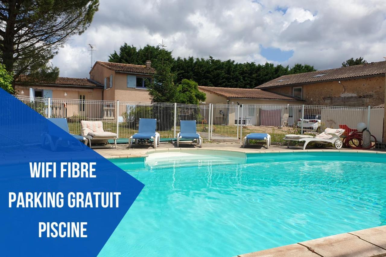 Bel Appartement T2 Climatise Avec Piscine Poitiers-Futuroscope-Creps De Poitiers Vouneuil-sous-Biard Экстерьер фото