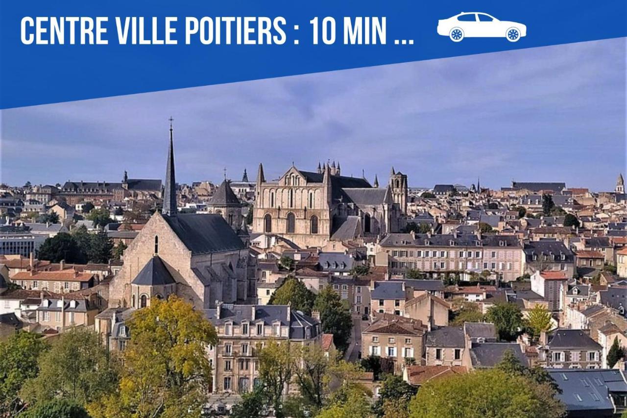 Bel Appartement T2 Climatise Avec Piscine Poitiers-Futuroscope-Creps De Poitiers Vouneuil-sous-Biard Экстерьер фото