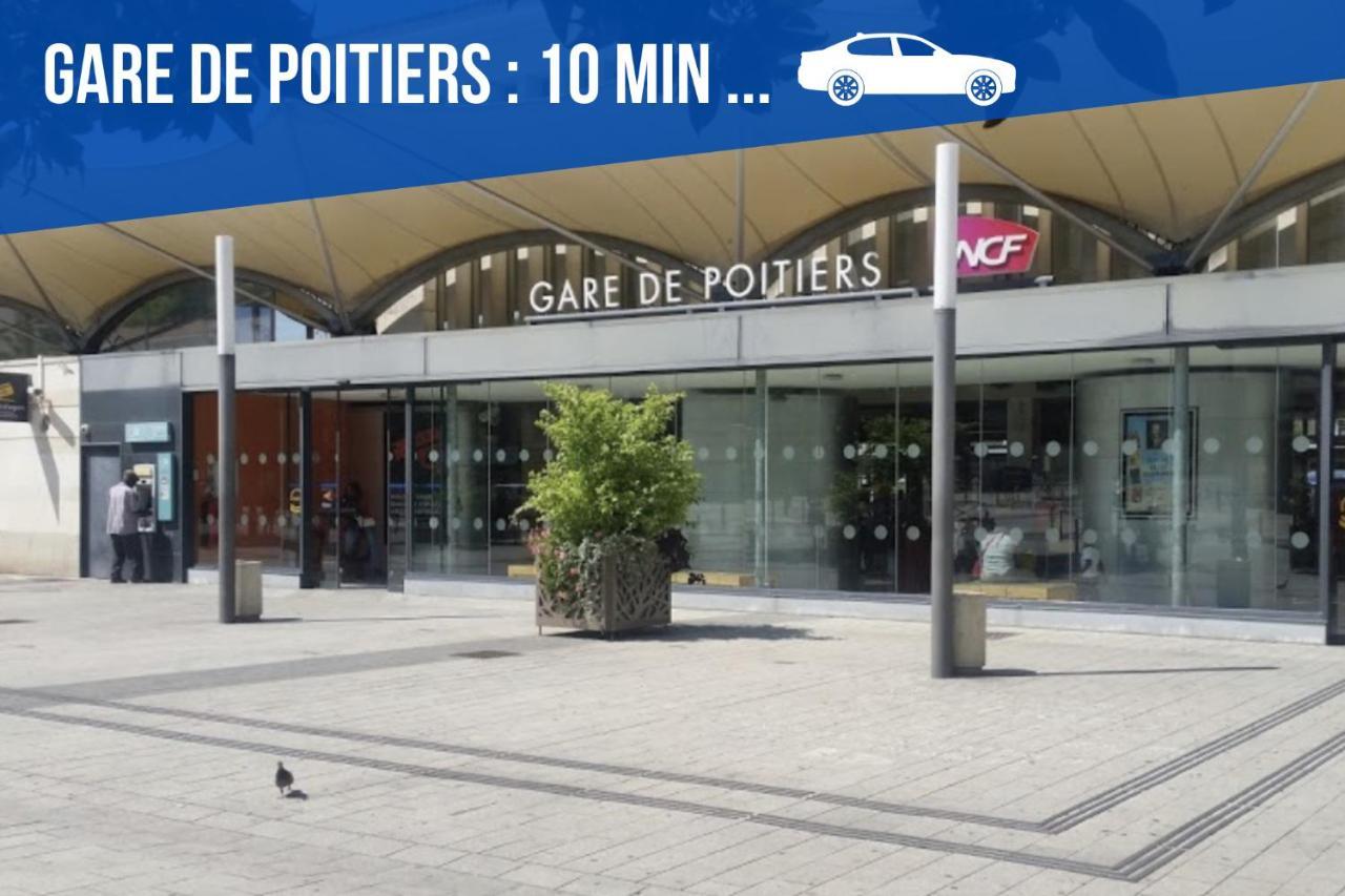 Bel Appartement T2 Climatise Avec Piscine Poitiers-Futuroscope-Creps De Poitiers Vouneuil-sous-Biard Экстерьер фото
